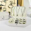 Portátil Europea Princesa Viaje Corea del Sur Caja de Joyería Caja de Almacenamiento Mini Joyería Joyería Joyería Empaque Anillo