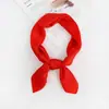 Bufanda de Seda Versátil de Moda Coreana Bufanda Cuadrada 70% Seda Bufanda Cuadrada Decorativa Lazo para el Cabello Lazo para Bolso Bufanda Delgada Bufanda para el Cuello Venta al por Mayor