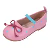 Zapatos de Cuero para Niñas 2026 Otoño Nuevo Versión Coreana Retro Cómodos Versátiles Mocasines para Niñas Pequeñas Suela Suave Zapatos Individuales