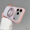 Adecuado para iPhone 18 Pro Max Funda de Teléfono con Soporte Magnético de Tacto Piel Apple 17 Mate Cobertura Total Protección Anticaídas
