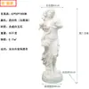 Decoração de escultura de figura musical estilo europeu jardim hotel clube hall estátua de beleza estátua de anjo decoração de paisagem