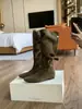 Botas Retro de Caña Media con Tacón Oculto de 4 cm y Punta Fina para Mujer, Estilo Coreano Holgado tipo Vaquero Occidental Caballero, Novedad Otoño/Invierno 2026