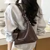Bolsa Tote Tecida Nova Cor Verde Oliva 2026 para Mulheres, Bolsa de Ombro Transversal de Alta Qualidade, Bolsa de Mão Versátil para o Trabalho