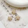 Cuentas de Cristal Checo Pintadas en Oro Doméstico Retro Caracol Pájaro Flor de Durazno Material Hecho a Mano Pulsera Cadena de Teléfono Móvil Accesorios de Joyería