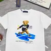 Camiseta de algodão estampada Ralph Lauren Polo transfronteiriça, envia em até 48 horas, 100% algodão, estilo unissex