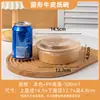 Caja de Empaque para Hielo de Taro, Vaso Desechable Redondo de Papel Kraft, Bol Casero para Ensalada de Frutas, Lonchera, Caja de Picnic con Tapa