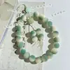 Flor Flotante Verde Hilo de Bodhi Cadena para Teléfono Móvil Lanyard Llavero Colgante Exquisito para Coche Lanyard para Funda de Teléfono Móvil Bodhi