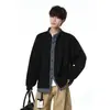 Moletom Duas Peças Patchwork Estilo Novo Outono 2026 Masculino, Moletom Casual Versátil Patchwork Listrado Tamanho Plus