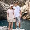 Camiseta deportiva de seda de hielo para hombre, con media cremallera, fresca, de secado rápido, para verano, protección solar al aire libre, cuello alto, manga corta, absorbe la humedad y repele el sudor