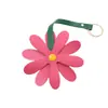 Llavero Colgante de Flor, Margarita de Múltiples Pétalos Accesorio para Bolso, Encanto de Bolsa Fresco y Moderno