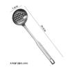 Cuchara para sopa de acero inoxidable engrosada, no magnética, con fugas, de 3 cm y 7 cm, para uso doméstico, para cocina, colador, venta al por mayor
