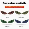 Cross-border Explosions Car Internet Red Eye Light Devil's Eye LED Decorative Light Expression Light Rear Window Car Warning Light