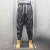 Pantalones Casuales de Ropa de Trabajo Retro Americana para Hombre Primavera 2024 Nuevo Pantalones Simples Harlan para Hombre Pantalones Deportivos Holgados de Pie-dedo