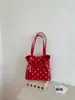 Bolso de mujer de moda, nuevo modelo 2026, bolso de mano versátil para el día a día, estilo casual simple de lunares, bolso cruzado tipo cubo de moda