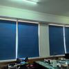 Persiana Rolo com Logotipo Impresso Comercial para Escritório Sala de Conferência de Escritório Cortina de Engenharia Blackout e Isolamento Térmico Cortina Ajustável Elétrica