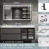 Mueble de baño con lavabo cerámico integrado, lavamanos, tocador de baño, combinación de mueble para lavabo de baño