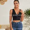 Ropa Deportiva Exterior Europea y Americana de Yoga con Broche Frontal Estilo Moldeador de Cuerpo Push-up Encaje Encaje Manga Siete Top Producto Nuevo