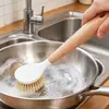 Cepillo descontaminante para lavar ollas con mango largo, antiadherente, para sartenes, utensilios de cocina, lavavajillas, cepillo para lavar ollas, cepillo para limpiar bancos de cocina, cepillo para ollas