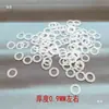 Cadena para Bolso Hecha a Mano, Broche de Puente Curvado, Hebilla en Forma de D, Anillo de Colgante Semicircular, Herrajes para Bolsos, Sujetadores de Tornillo, Accesorios de Ferretería