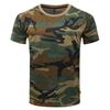 Cross-border Factory Atacado Masculino 3D Print Manga Curta T-Shirt Top Tamanho Grande Masculino Crewneck Camuflagem T-Shirt