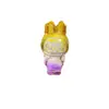 Adornos Labubu de Cristal Amarillo Juguete de Dibujos Animados Muñeca Muñeca Linda Pequeño Regalo Decoración del Hogar Labubu Esmaltado