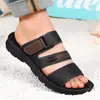 Sandalias de verano para hombre de talla grande, antideslizantes y resistentes al desgaste, sandalias tipo chancla, zapatos de playa para hombre