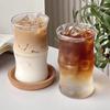 Processamento e Personalização Copo de Café Iced American Latte Copo de Bambu Celebridade da Internet Copo de Vidro Restaurante Celebridade da Internet Copo de Água Copo para Bebida Gelada Shake