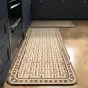 Alfombras de Cocina de Terciopelo Cristal, Alfombras de Piso Absorbentes de Agua de Secado Rápido para el Hogar y el Baño, Alfombrillas Antideslizantes para la Puerta del Inodoro, Venta al por Mayor de Alfombras de Puerta