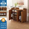 Sapateira com Prateleiras Alargadas, Multicamadas, para Uso Doméstico, Armário de Armazenamento de Grande Capacidade para Hall de Entrada, Hall Interno, Design Integrado, Direto do Fabricante