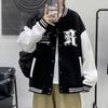 Estilo americano da moda marca beisebol terno jaqueta masculina primavera e outono verão solto Duffian Shuai High Street jaqueta casual masculina roupas superiores