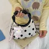 Bolso de Mujer de Moda 2026 Casual Lunares Moda Bolso de Mano Bolso de Hombro Estilo Hong Kong Elegante Gran Capacidad Bolso de Hombro Cruzado