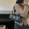 Bolsa de textura luxo leve feminina 2026 verão nova tendência bolsa de ombro único transversal bolsa de mão retro Boston bolsa feminina fashion