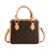 Moda 2026 Nueva Bolso Cruzado Textura Retro Bolso Tote de Nicho Gran Capacidad Bolso de Mano Casual Estampado Bolso Mujeres