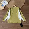 Camiseta funcional de manga larga con bloques de color, UPF40+, secado rápido, para senderismo y camping, con mangas raglán 13635