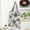 Fábrica de Origen Popular Transfronterizo Distribución Hilo Poliéster-Algodón Teñido en Hilo Jacquard Bolso de Viaje Portátil Bolso de Mano Plegable Bolso Cruzado