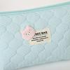 Bolsa de Maquillaje Nueva de Dibujos Animados Oso Burbuja Estilo Ins Crema Bolsa Almohada Bolsa de Almacenamiento de Maquillaje Portátil