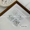 Arte de Uñas Brillante Diamantes K9 Cortados Sueltos Sin Base, Decoraciones de Bola de Diamante Terminadas, Rhinestones Blancos al por Mayor
