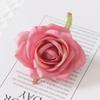 Baihuabang simulación Cabeza de rosa rosa DIY hecho a mano joyería de rosa flor material de flor seca bolsa corsage de novia atuendo