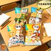 Bolsa sorpresa de papelería para libro de texto de dibujos animados, set de papelería de aprendizaje para niños, paquete de regalo de aprendizaje, premios y regalos para estudiantes de primaria