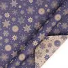 Producto de gran venta transfronteriza: Rollo Grande de Papel para Regalos de Navidad, Papel Kraft Amarillo Vintage con Impresión a Doble Cara, Al por Mayor en Stock