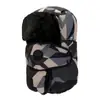 Sombrero Lei Feng para hombre con protección para los oídos, un sombrero de algodón clásico estilo noreste, engrosado y forrado para abrigar, a prueba de viento, resistente al frío y adecuado para esquiar