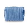 Bolsa Cosmética de Terciopelo Gran Capacidad Tela de Terciopelo Interlineada Bolsa de Almacenamiento para Cosméticos Bolso de Felpa de Alta Gama para Llevar en la Mano