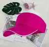 Sombrero Gorra Visera Protección Solar Exterior de Verano Bordado con Logo Personalizado Sombrero de Sol para Viajes Equipo de Construcción Sombrero Publicitario con Texto Impreso