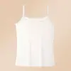 Alça Fina de Algodão Puro Regata Feminina Plus Size Gordura MM 200 Jin Camada Base Sem Mangas Top Verão Fino 2025 Novo Estilo
