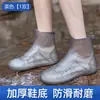 Cubrezapatos de lluvia de silicona, antideslizantes, engrosados y resistentes al desgaste, adecuados tanto para hombres como para mujeres, impermeables y a prueba de lluvia para el verano, y botas de lluvia de longitud extendida para niños para usar en días lluviosos