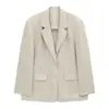 Love and Nancy Treze Linhas 2026 Primavera/Verão Estilo Coreano Solto Cor Sólida Tencel Elegante Blazer de Trabalho 04078