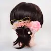 Conjunto de Grampos de Cabelo Transfronteiriço com Acessórios de Cabelo Estilo Japonês, Bloqueio de Cores Estilo Antigo, Flores Artificiais, Laço, Pérolas, Conjunto de Acessórios de Cabelo Flor de Cabelo para Kimono