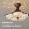 Lámpara de techo LED vintage estilo francés para protección ocular para dormitorio, comedor, estudio, accesorio de iluminación de ambiente de lujo de alta gama cielo estrellado e iluminación de montaña