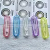 Porta lentes de contacto pinzas pequeñas ventosa pinzas de cabeza blanda juego de pinzas de silicona caja herramienta para ponerse lentes de contacto 007