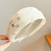 Diadema de Esponja Color Café Otoño Invierno para Mujer Estilo Coreano Uso Diario Versátil Diadema Alta para la Frente para Lavarse la Cara Atadura de Pelo Pinza para el Cabello